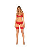 Conjunto Obsessive Ingridia Vermelho