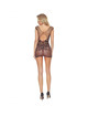 passion - bs111 black lace bodystocking