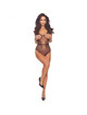 passion - bs115 black grid bodystocking