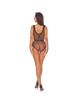 passion - bs115 bodystocking rejilla negro