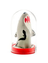 condomerie - preservativo decorativo pintado a mano tiburÓn modelo 1