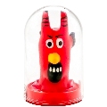 condomerie - preservativo decorativo pintado a mano diablo rojo