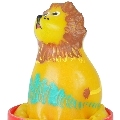 condomerie - handpainted novelty condoms sitting lion