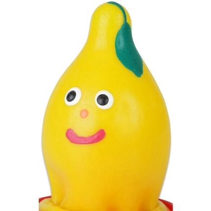 condomerie - handpainted novelty condoms lemon