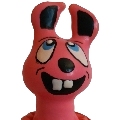 condomerie - handpainted novelty condoms laughing pink hare