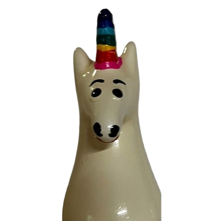 condomerie - preservativo decorativo pintado a mano arcoÍris unicornio