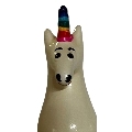 condomerie - preservativo decorativo pintado a mano arcoÍris unicornio
