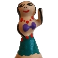 condomerie - handpainted novelty condoms hula girl