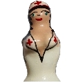 condomerie - handpainted novelty condoms nurse blond