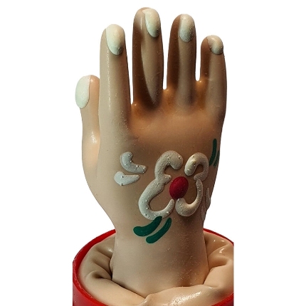 condomerie - handpainted novelty condoms hand model 2