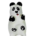 condomerie - preservativo decorativo pintado a mano panda modelo 2