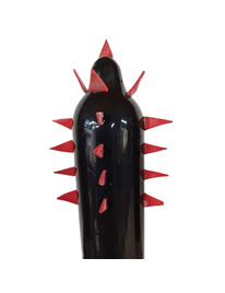 condomerie - preservativo decorativo pintado a mano cactus negro