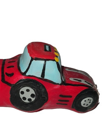 condomerie - handpainted novelty condoms tractor red xl