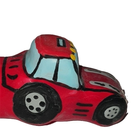 condomerie - handpainted novelty condoms tractor red xl