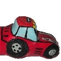 condomerie - handpainted novelty condoms tractor red xl