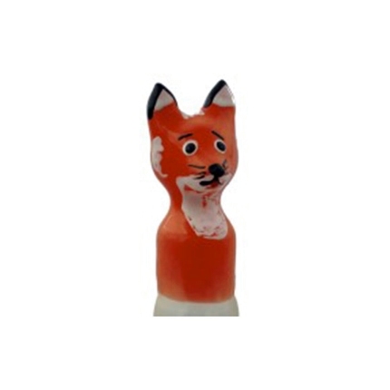 condomerie - handpainted novelty condoms fox brown