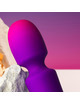 rocks- off - glo- girl vibrador wand mini morado