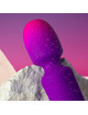 rocks- off - glo- girl vibrador wand mini morado