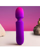 rocks- off - glo- girl vibrador wand mini morado