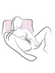 rocks- off - glo- girl vibrator wand mini purple