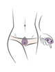 rocks- off - knickerbocker glory vibrator discreet panty pink