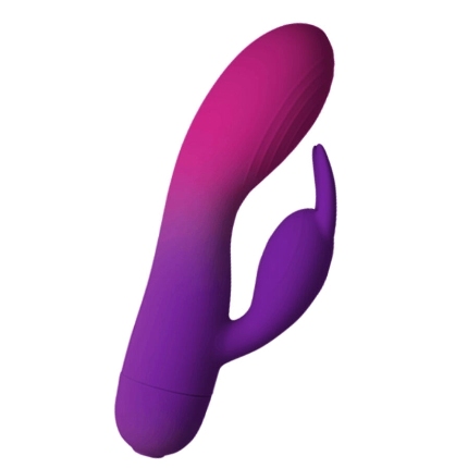 rocks- off - glo- girl vibrador rabbit morado