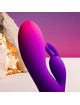 Vibrador Rabbit Rocks-off Glo-girl Roxo