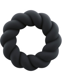 rocks- off - twist anillo masturbador silicona negro