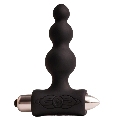 Plug Anal Rocks-off Petite Bubbles com Vibração Preto