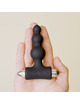 Plug Anal Rocks-off Petite Bubbles com Vibração Preto