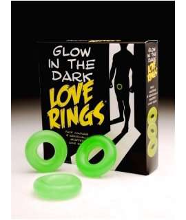 Anillo de un saque de banda Glow in The Dark,130025