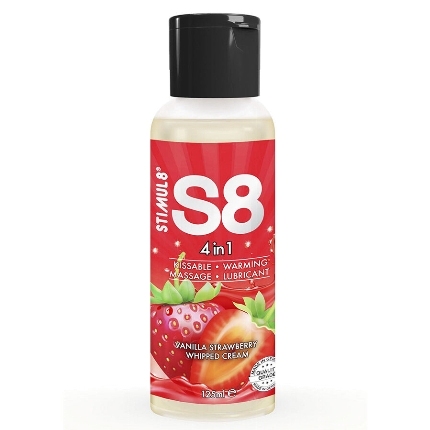 stimul8 - s8 4 en 1 lubricante postre fresa 125 ml