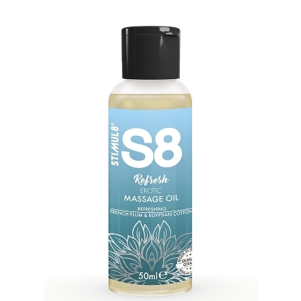stimul8 - s8 refresh erotic cotton massage oil 50 ml