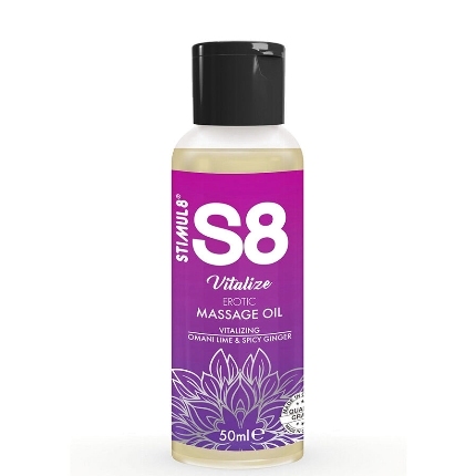 stimul8 - s8 vitalize erotic massage oil lime 50 ml