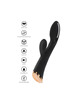 Vibrador Rabbit Toyjoy Extra Intenso Ivy preto