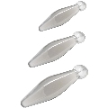 toyjoy - anal play 3-piece transparent finger rimmer