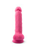 silexd - pene realÍstico modelo 7 rosa brillo en la oscuridad