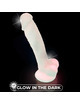 Dildo Realístico SileXD Glow in The Dark Rosa