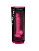 Dildo Realístico SileXD Glow in The Dark Rosa