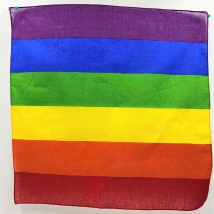 pride - paÑuelo algodÓn bandera arcoÍris