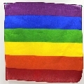 pride - paÑuelo algodÓn bandera arcoÍris