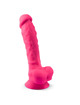 silexd - realistic penis model 18 pink vibration + remote control lrs
