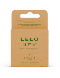 3x Preservativos Lelo Hex Organic