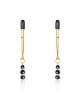 Clamps for Nipples with Diamond Gold and Black 337027