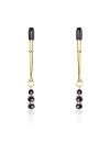 Clamps for Nipples with Diamond Gold and Black 337027