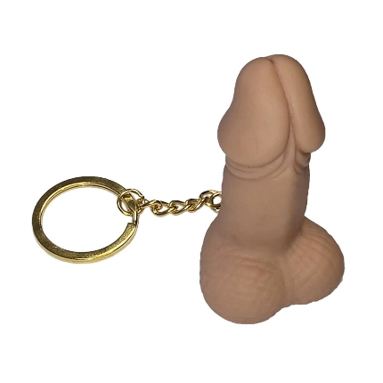 Chaveiro Diablo com Apito Pénis Bege