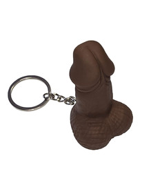 Chaveiro Diablo com Apito Pénis Castanho