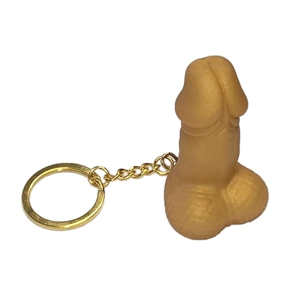 Chaveiro Diablo com Apito Pénis Dourado