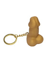 diablo picante - penis shaped whistle keyring gold color