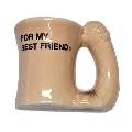 diablo picante ceramic mug magnet with penis handle “for my best friend”